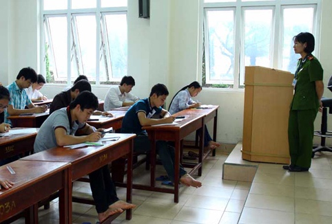 Một số điểm mới về tuyển sinh các trường Khối công an năm 2013